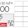 CARTES VISITE DECADRY MICROPER FORAE 85X54MM 200G IMPRESSION RECTO VERSO TOUTES IMPRIMANTES BOÎTE 500 UNITAS