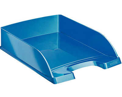 corbeille-acourrier-leitz-wow-polypropylene-lisse-brillant-parois-hautes-capacita-600f-a4-255x70x357mm-coloris-bleu