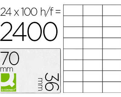 atiquette-adhasive-q-connect-7-0x36mm-coins-droits-imprimante-jet-d-encre-laser-copieur-bo-te-100-feuilles-2400-unitas