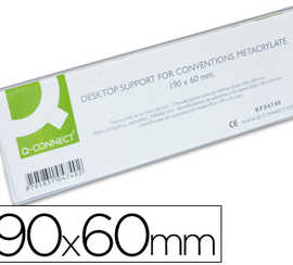 chevalet-q-connect-porte-noms-mathacrylate-idaal-systeme-identification-190x60mm