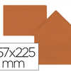 ENVELOPPE GOMMÉE LIDERPAPEL PA PIER OFFSET C5 157X225MM 80G/M2 COLORIS MARRON POCHETTE 9U PATTE RABAT TRIANGULAIRE