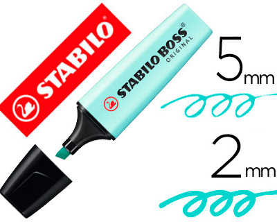 surligneur-stabilo-boss-pastel-traca-2-5mm-pointe-biseautae-encre-base-eau-rasistante-lumiere-touche-turquoise