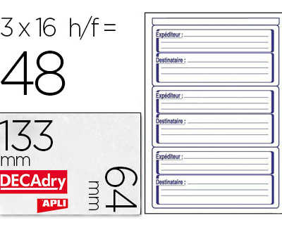 atiquette-adhasive-courrier-ap-li-agipa-expaditeur-destinataire-64x133mm-atui-format-a5-48-unitas