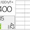 ATIQUETTE ADHASIVE Q-CONNECT 1 05X42MM COINS DROITS IMPRIMANTE JET D'ENCRE LASER COPIEUR BOÎTE 100 FEUILLES 1400 UNITAS