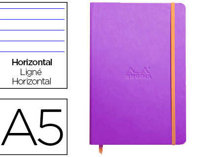 carnet-rhodia-webnotebook-a5-1-4-8x21cm-couverture-simili-cuir-violet-192-pages-90g-ligna-alastique-marque-page-orange