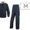 ENSEMBLE PLUIE VESTE PANTALON POLYESTER ENDUIT SEMI-POLYURATHANE COLORIS BLEU MARINE TAILLE M