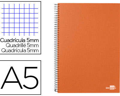 cahier-spirale-liderpapel-s-ri-e-paper-coat-a5-148x210mm-140f-80g-m2-quadrillage-5mm-coil-lock-coloris-orange-frosty