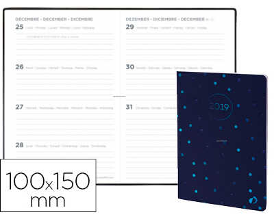 agenda-quo-vadis-weekly-small-multilingue-100x150mm-semainier-reliure-cousue-coloris-iris-pois-bleu