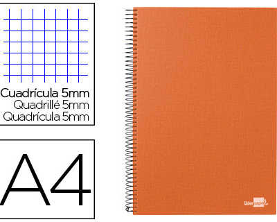 cahier-spirale-liderpapel-s-ri-e-paper-coat-a4-210x297mm-140f-80g-m2-quadrillage-5mm-coil-lock-coloris-orange-frosty