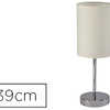 LAMPE MAULCLIFF DE TABLE CORDON 1,80M CLASSE A 8W PIED ET COLONNE EN METAL HAUTEUR 390MM COLORIS BLANC