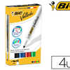 MARQUEUR BIC VELLEDA 1711 EFFA CABLE POINTE OGIVE TRACA 2MM CORPS PLASTIQUE ENCRE CATONE BOÎTE 4 UNITAS