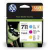 HP 711 28ml CMY Ink Crtg 3-Pack(U)