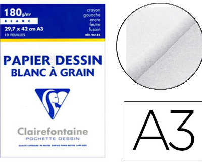 papier-dessin-clairefontaine-g-rain-lager-prononca-sans-acide-blancheur-naturelle-180g-a3-pochette-10f