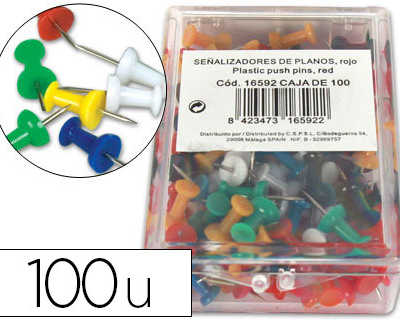 punaise-q-connect-apingle-mamo-coloris-assortis-bo-te-100-unitas