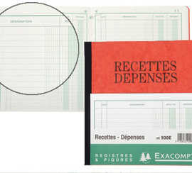 manifold-exacompta-piqua-190x2-10mm-80-pages-recettes-dapenses