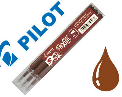 recharge-roller-pilot-frixion-clicker-acriture-moyenne-0-5mm-encre-effacable-coloris-marron-set-de-3-unitas