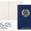 CARNET PIQUÉ CARPENTRAS PASSEPORT PARISIEN INÈS 8,5X12,5CM COLORIS MARINE