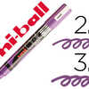 MARQUEUR UNIBALL CRAIE CHALK POINTE FINE 2/3MM IDÉAL ARDOISES VITRINES RÉSISTE PLUIE COULEUR LUMINEUSE VIOLET