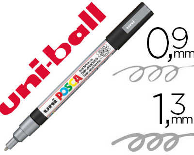 marqueur-posca-pc3m-gouache-en-cre-inodore-toutes-surfaces-pointe-fine-conique-couleur-opaque-couvrante-argent