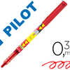 STYLO PILOT HI-TECHPOINT V5 MIKA ÉDITION LIMITÉE AMPOULE ÉCRITURE FINE 0.3MM ENCRE ROUGE LIQUIDE NIVEAU VISIBLE