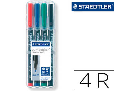 stylo-feutre-staedtler-lumocol-or-permanent-pointe-moyenne-1mm-encre-dry-safe-sachage-rapide-coloris-assortis-atui-4u