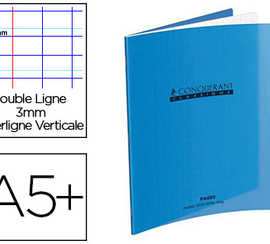 cahier-d-acriture-conquarant-c-lassique-couverture-polypropylene-rigide-17x22cm-32-pages-90g-3-interlignes-coloris-bleu