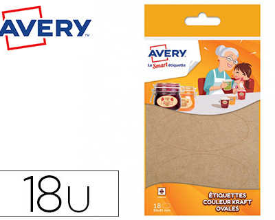 tiquette-avery-adh-sive-ovale-41x89mm-permanente-imprimable-brillante-coloris-kraft-bo-te-18-unit-s