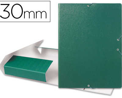 bo-te-classement-liderpapel-carton-gaufr-1-1mm-id-al-projets-245x345mm-documents-a4-dos-30mm-coloris-vert