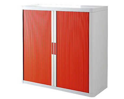 armoire-paperflow-easyoffice-2-tablettes-charge-75kg-structure-blanche-rideaux-104x110x41-5cm-coloris-blanc-rouge