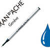 RECHARGE CARAN D'ACHE CARTOUCH E STYLO ROLLER ACIER INOXYDABLE TRAIT MOYEN COULEUR BLEU