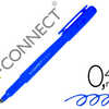 STYLO-FEUTRE Q-CONNECT ACRITUR E FINE 0.4MM POINTE EXTRA-FINE CORPS COULEUR ENCRE BLEU