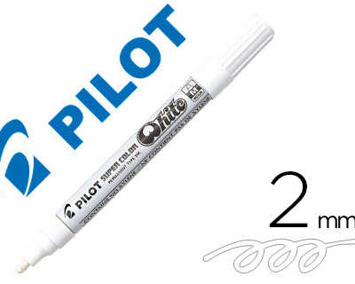 marqueur-pilot-feutre-permanen-t-encre-matallique-pointe-biseautae-medium-polyacatate-4-5mm-blanc