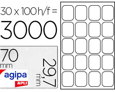 atiquette-adhasive-apli-agipa-multi-usage-70x29-7mm-toute-imprimante-bo-te-3000-unitas