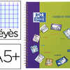 CAHIER DE TEXTES SPIRALE OXFOR D COUVERTURE POLYPROPYLENE RELIURE INTAGRALE 17X22CM 148 PAGES 90G SAYES COLORIS FANTAISI