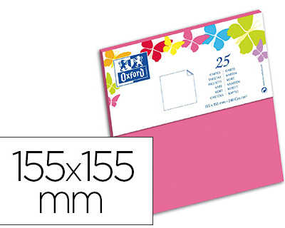 carte-oxford-v-lin-155x155mm-2-40g-coloris-rose-tui-25u