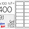 ATIQUETTE ADHASIVE APLI AGIPA JET D'ENCRE 99.1X38.1MM FORMATS PARAMATRAS BOÎTE 1400 UNITAS