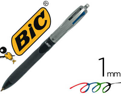 stylo-bille-bic-4-couleurs-gri-p-pro-pointe-moyenne-encre-classique-ratractable-rechargeable-4-couleurs-standard