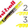 MARQUEUR UNIBALL CRAIE CHALK M ARKER POINTE FINE 2/3MM CRAIE LIQUIDE COULEUR LUMINEUSE JAUNE FLUO