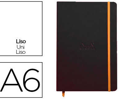 carnet-rhodia-webnotebook-a6-9-x14cm-couverture-simili-cuir-noir-192-pages-90g-uni-alastique-marque-page-orange