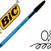 STYLO-BILLE BIC CRISTAL SOFT A CRITURE LARGE 0.8MM ENCRE CLASSIQUE BILLE INDAFORMABLE CAPUCHON COULEUR ENCRE NOIR