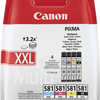 Canon 1998C004 CLI 581XXL Pack x 4 Blist