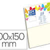 CARTE OXFORD VALIN 100X150MM 2 40G COLORIS VANILLE ATUI 25 UNITAS