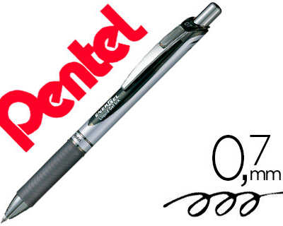 roller-pentel-energel-ratracta-ble-pointe-matal-fine-0-5mm-rechargeable-clip-matal-coloris-noir