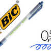 STYLO-BILLE BIC ACOLUTIONS CLI C STIC RECYCLA ACRITURE MOYENNE 0.5MM ENCRE DOUCE RATRACTABLE COLORIS BLEU