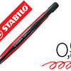 STYLO-BILLE STABILO COM4BALL RÉTRACTABLE RECHARGEABLE ROUGE