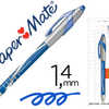 STYLO-BILLE PAPER MATE FLEXGRIP ÉLITE COULEUR BLEU BLISTER