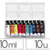 GOUACHE PABAO COULEURS LUMINEU SES FORT POUVOIR COUVRANT COLORIS ASSORTIS BOÎTE 10 TUBES 10ML