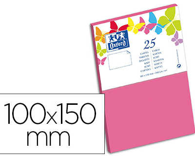 carte-oxford-valin-100x150mm-2-40g-coloris-rose-atui-25-unitas