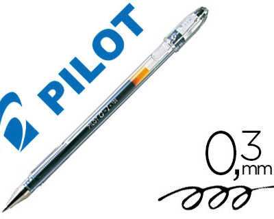 stylo-bille-pilot-g1-5-acritur-e-fine-0-3mm-encre-gel-rechargeable-corps-translucide-coloris-noir