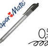 STYLO-BILLE PAPER MATE INKJOY 100 ACRITURE MOYENNE 0.5MM ENCRE ULTRA DOUCE RASISTE BAVURES RATRACTABLE COLORIS NOIR